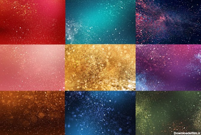 مجموعه تصاویر زمینه پارتیکلی Stardust Universe Background Kit ...