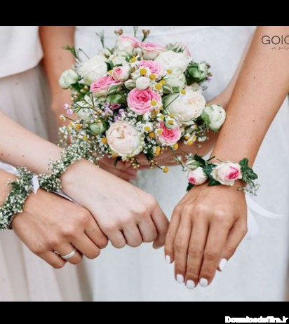 دستبند گل عروس | گل گیفت