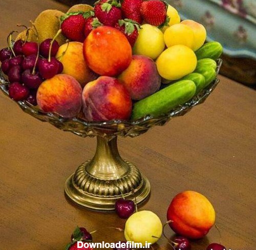 چیدن میوه در ظرف و ایده های تزیین میوه برای مهمان