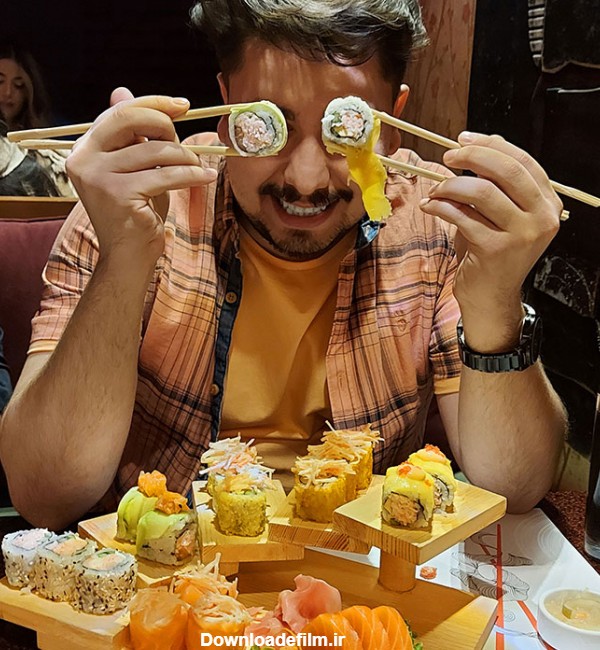 رستوران کنزو در ونک تهران با سوشی و غذا ژاپنی