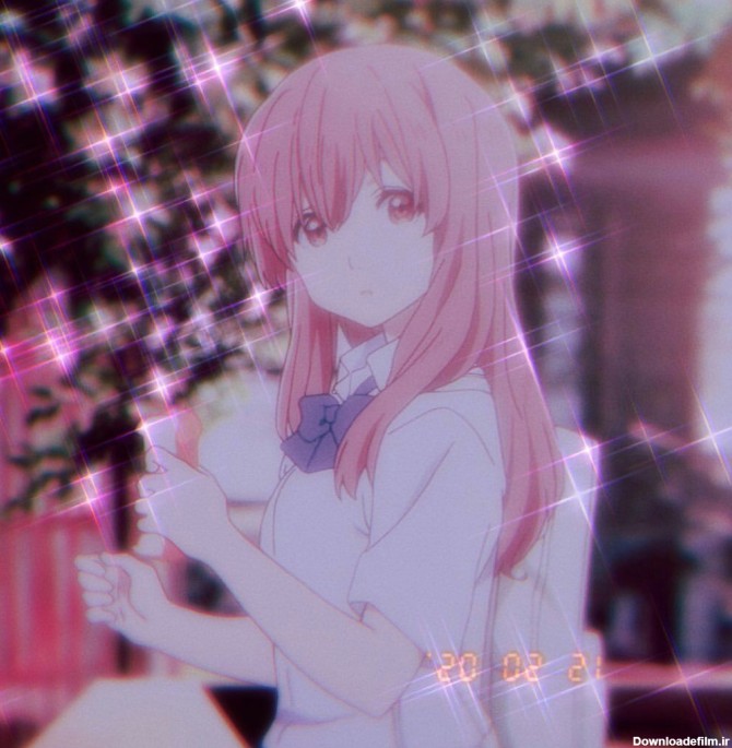 انیمه صدای خاموش *-* edit anime cute - عکس ویسگون