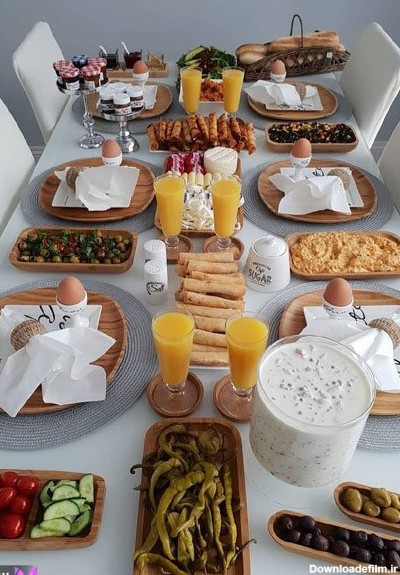 عکس صبحانه باکلاس