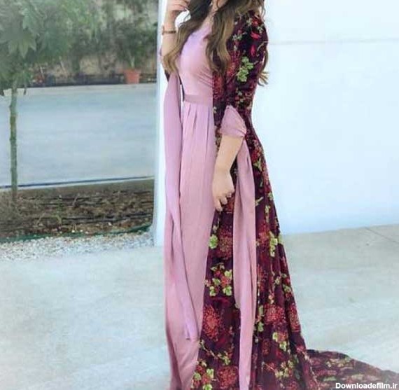 مدل لباس کردی جدید ارومیه پولک دوزی شده بسیار شیک و زیبا