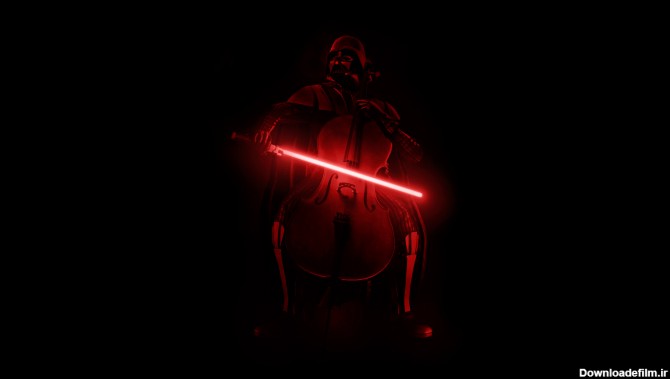 Darth Vader Wallpaper 4K, Violin, Lightsaber, AMOLED