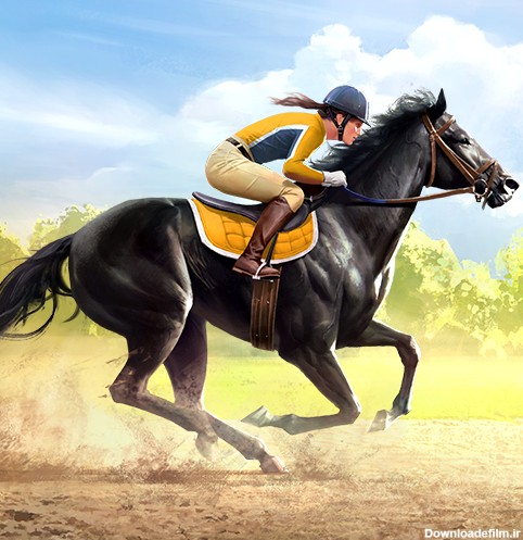 عکس ورزشی اسب سواری