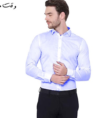 مدل پیراهن مردانه شیک به رنگ سفید