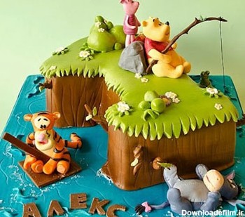 عکس کیک تولد به شکل حیوانات