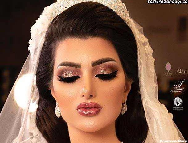 عکس مدل آرایش عروس عربی