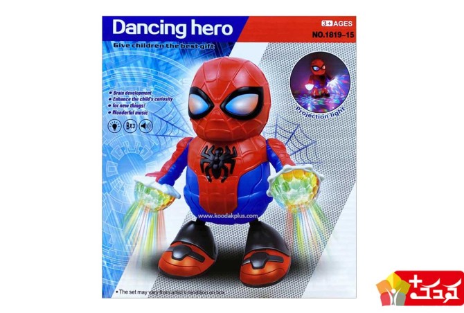اسباب بازی ربات مرد عنکبوتی رقصنده