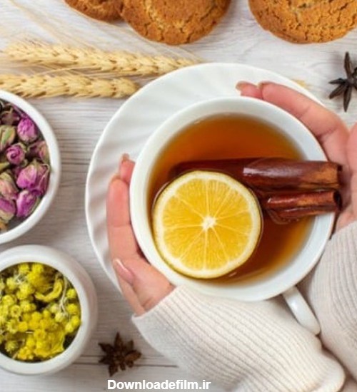 تزیین چای با نبات و لیمو خشک برای مهمان + ایده پذیرایی چای