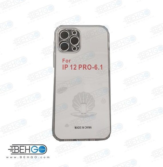 قاب گوشی ایفون 12 پرو گارد ژله ای محافظ قاب گوشی Clear Cover Camera Protection Case for For Apple Iphone 12 Pro