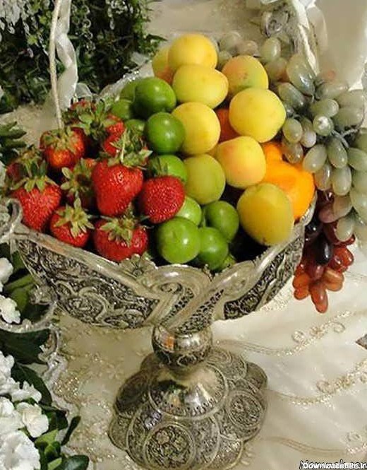 میوه آرایی و تزیین ظرف میوه برای تولد و شب یلدا + تصاویر