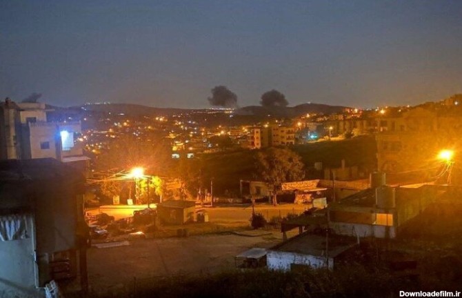 ببینید | تصاویری از بمباران این منطقه توسط جنگنده‌های اسرائیلی