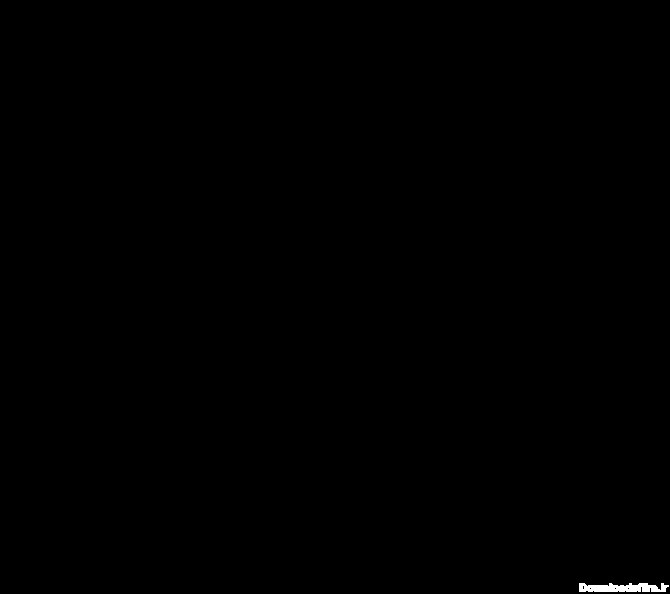 PNG لوگو عقاب سیاه و سفید - Black and White Eagle PNG Logo