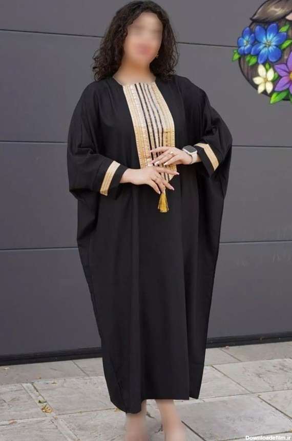 مدل مانتو عربی کویتی مشکی