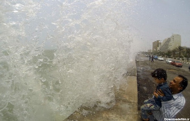 تصاویر | طوفان در خلیج فارس و دریای عمان