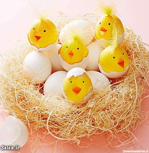 تزیین تخم مرغ برای سفره هفت سین