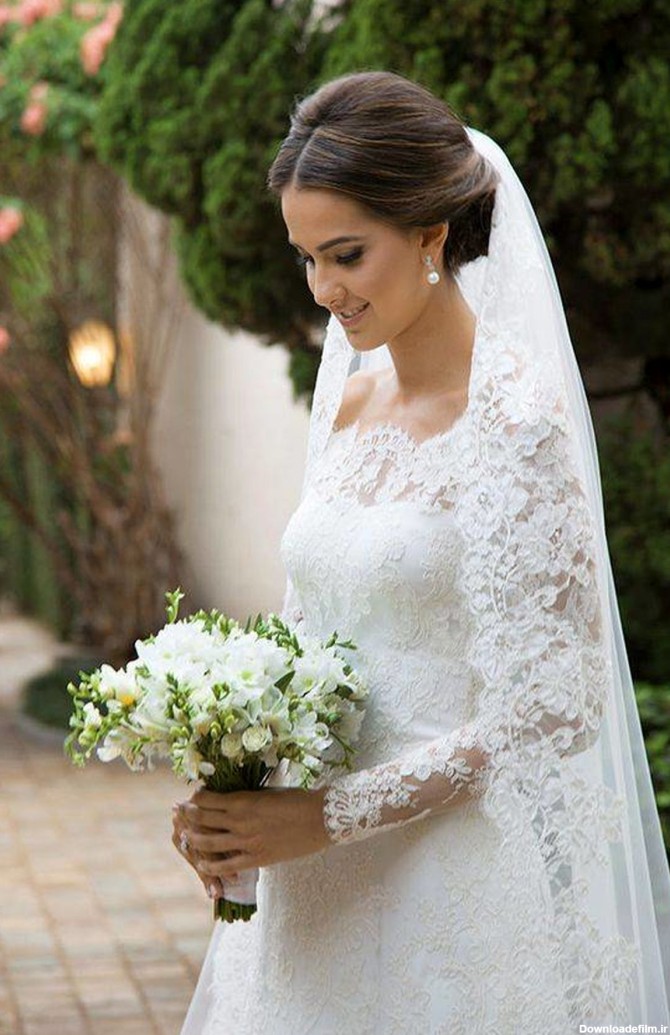 انواع مدل تور عروس مخصوص عروس ایرانی + تصویر