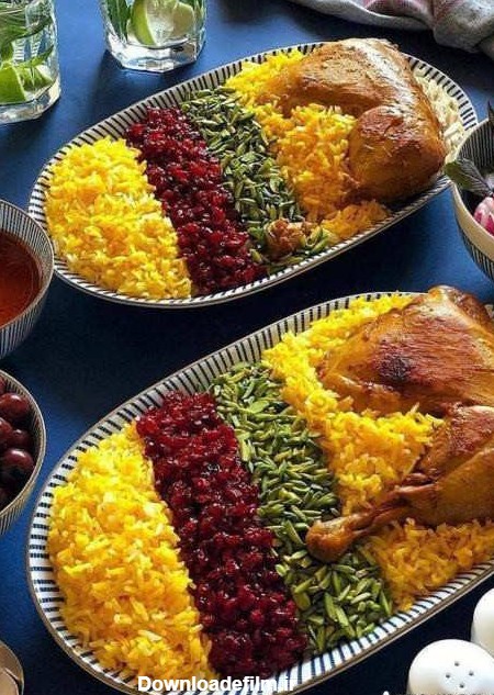 تزیین غذاهای ایرانی با خلاقیت های زیبا و دوست داشتنی برای مهمانی ها