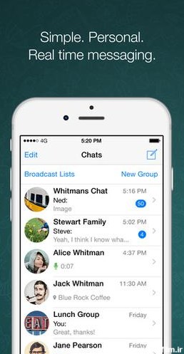 دانلود برنامه WhatsApp 3 برای آیفون | سیب اپ، بزرگترین اپ استور ایرانی
