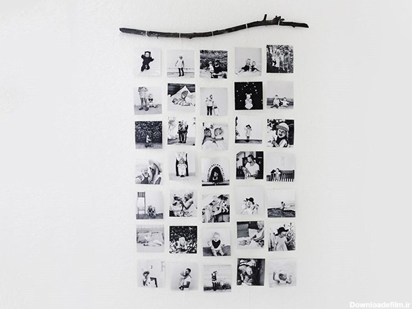 18 ایده برای چسباندن عکس روی دیوار | دکور یونیک و خاص با عکس چاپی
