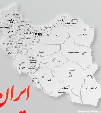 عکس نقشه ایران برای پروفایل