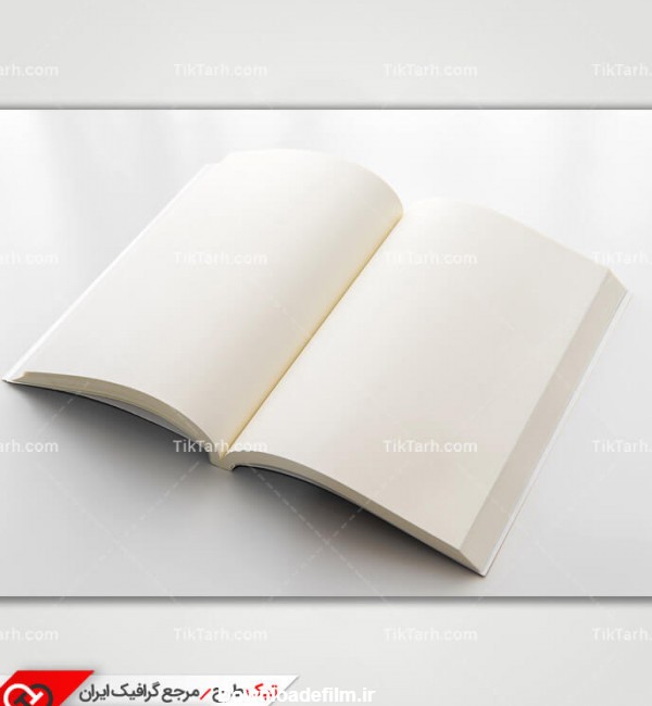 دانلود تصویر با کیفیت صفحه سفید کتاب | تیک طرح مرجع گرافیک ایران