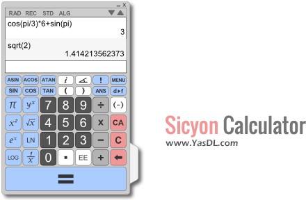 دانلود Sicyon Calculator 5.7 - ماشین حساب پیشرفته برای ویندوز
