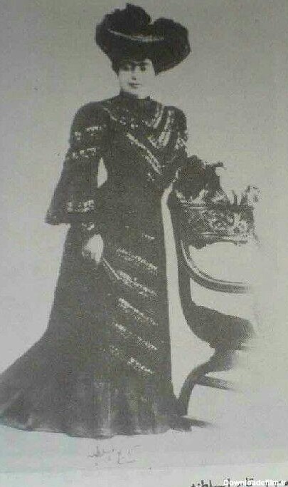 خبرآنلاین - عکس | تاج‌السلطنه، دختر ناصرالدین شاه و طراح مد و لباس ...