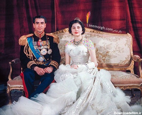 لباس عروس فرانسوی ملکه ثریا از برند دیور