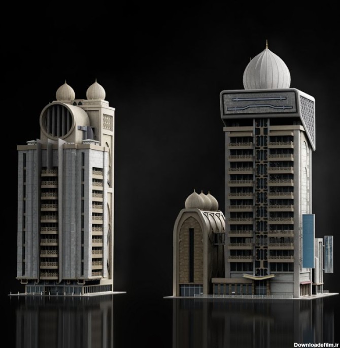 مدل سه بعدی شهر دبی
