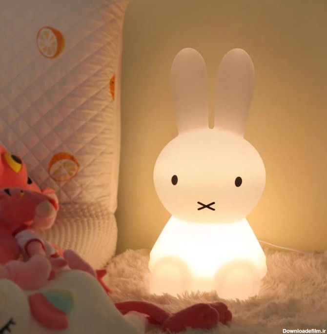 جدیدترین چراغ خواب کودک و نوزاد مدل خرگوش میفی 50 سانتی ضد خش نشکن ...