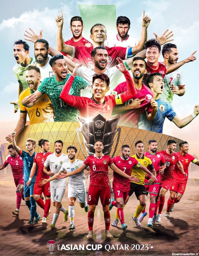 طرح/ پوستر AFC به بهانه شروع جام ملت‌های آسیا
