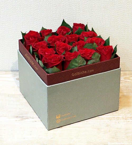 باکس گل تولد ، باکس گل رز ، باکس گل مردانه ، جعبه گل رز قرمز ...