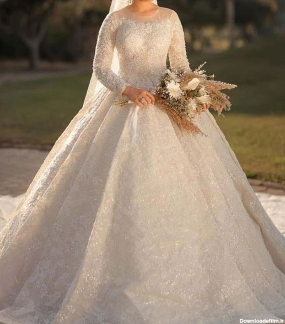 مدل لباس عروس جدید ایرانی مد روز بسیار زیبا و خاص - مگسن