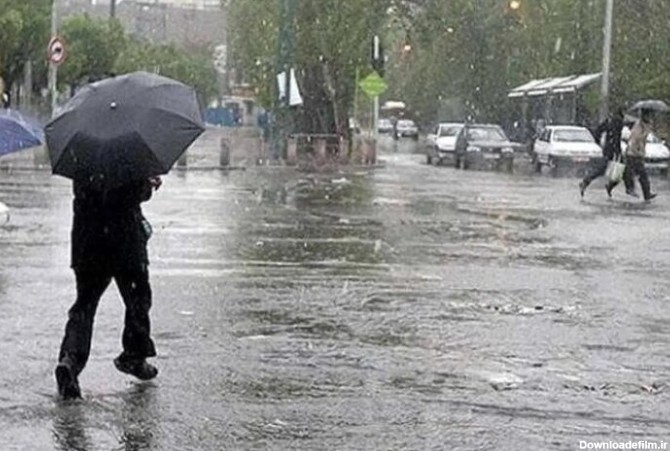 ببینید | لحظه آغاز بارش شدید باران در تهران؛ زاکانی و شهرداری باز هم غافلگیر می‌شوند؟