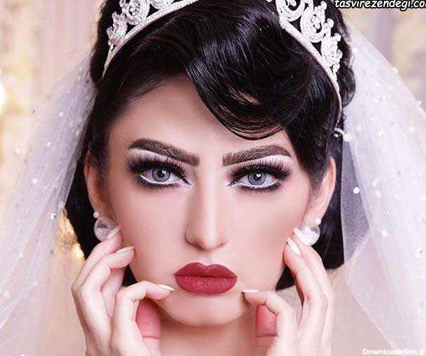 آموزشی | مدل آرایش عروس عربی حرفه ای | 65 عکس جدید | Page 2
