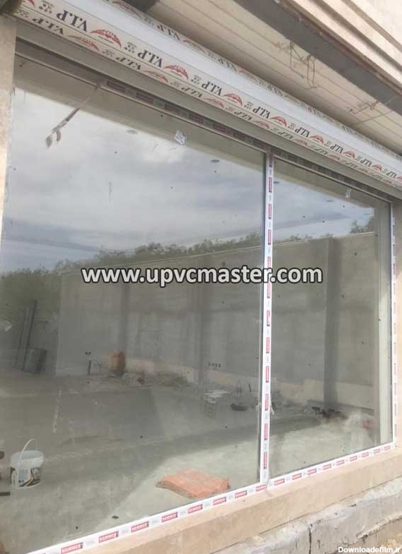 پنجره دوجداره بزرگ UPVC - قیمت نصب و فروش پنجره دوجداره بزرگ UPVC