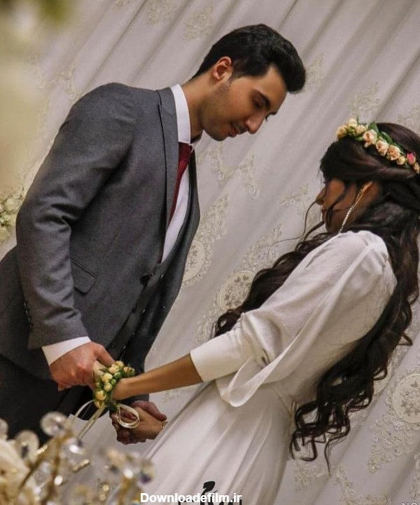 عکس عروس و داماد فیک