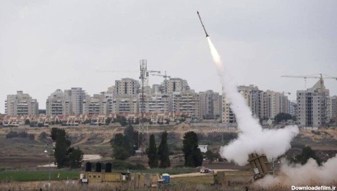 ببینید | لحظه اصابت راکت نیروهای فلسطینی به قلب تل‌آویو