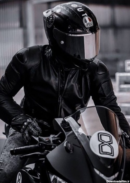 لاتی عکس پروفایل موتور پسرونه سیاه و سفید