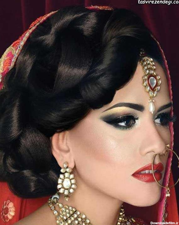 مدل موی هندی, آرایش عروس هندی