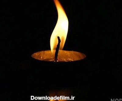 عکس شمع خاموش