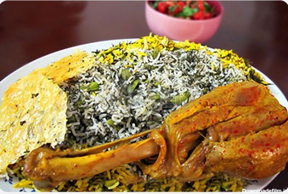 غذا سنتی ایران باقلی پلو