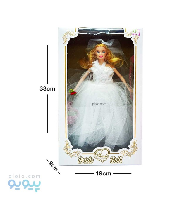 مشخصات و خرید عروسک باربی با لباس عروس APT آیتم APT130 عمده و ...