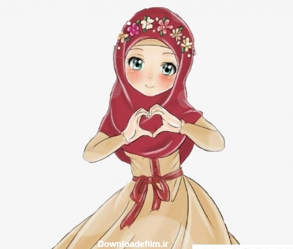 عکس پروفایل کودکانه دخترانه با حجاب