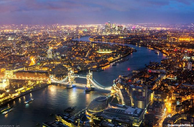 تصاویر هوایی از شهر لندن | طرفداری