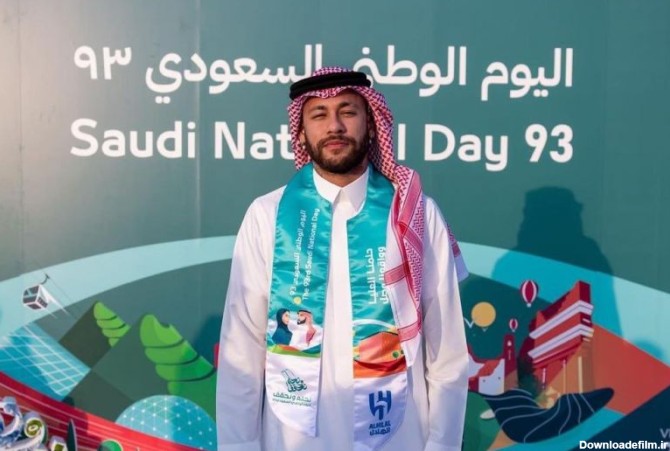 عکس؛ نیمار با لباس عربی برای روز ملی عربستان