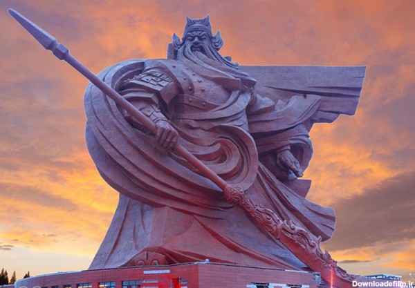 رونمایی مجسمه 1320 تنی خدای جنگ در چین • مجله تصویر زندگی