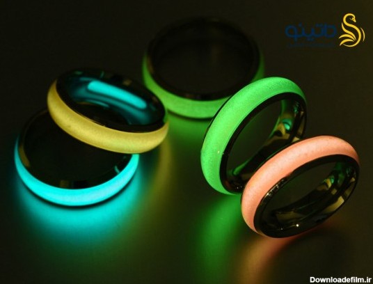 عکس حلقه شب تاب ساده رنگی 12150 - انواع مدل حلقه شب تاب ساده رنگی 12150
